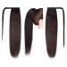 Buy SEGO Dark Brown Ponytail Hairpiece - Clip-in Remy Hair Extensions (20/50cm 95g) for Effortless Style - Buy Online on GoSupps.com