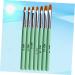 minkissy 1 Set Nail Art Gel Nail Applicator Nail Art Liner Nail Art Tools Nail Dotting Pen Nail Embellishments Manicure Nail Gel Nail Decoration Wooden Painted Accessories 13.8x1cm Green - Buy Online on GoSupps.com