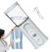 Nano Facial Mister - Cordless Facial Mister Rechargeable Cool Mist Sprayer with Colorful Light Handheld Rechargeable Cool Mist Sprayer for Face Hydrating White