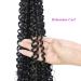 7 Packs 18 Inch Water Wave Synthetic Braids for Passion Twist | Goddess Locs & Bohemian Locs Hair Extensions | 22 Strands/Pack 1B - Buy Online on GoSupps.com