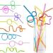 Crazy Loop Straws Drinking 30 Pcs Silly Colorful for Various Beverage Decoration Spiral Funny Reusable Straws - Buy Online on GoSupps.com