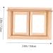 UPKOCH 4 Pcs Dollhouse Window Doll House Small Window Toddler Wood - Buy Online on GoSupps.com