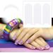 Lanjue French Manicure Nail Sticker - 25 Sheets/1200PCS, Self-Adhesive Half-Moon Shaped Manicure Stickers - Buy Online on GoSupps.com