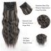 Yddm 24-Inch Wavy Clip-In Hair Extensions - 4PCS Realistic Synthetic Hair for Women | Affordable Full-Head Volume & Easy Application - Buy Online on GoSupps.com