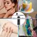 Fattoz Airbrush Kit 30PSI Cordless Rechargeable High-Pressure Non-Clogging Air BrushGun for Nail Art Painting Cake Decor Black Easy Install - Buy Online on GoSupps.com