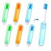 Travel toothbrush toothbrush camping toothbrush toothbrush travel foldable portable soft toothbrush foldable toothbrush soft toothbrush toothbrush travel foldable soft bristle 6 pieces