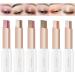12 Colors Glitter Eyeshadow Stick,Double Colors Shimmer Eye Shadow Stick Gradient Eye Makeup