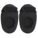 Boloramo 2 pieces of bicycle shoe toe protection no slip adjustable size depending on the tail rubber band black neoprene dirt repellent toe protection for outdoor riding