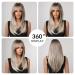 Oefei Ombre Ashblond Wig - 21 Long Straight Layered Synthetic Hair Heat-Resistant Wigs for Women - Perfect for Daily Wear & Cosplay - Buy Online on GoSupps.com