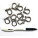 Stainless Steel Bow Shackle  4mm  Silver Color for Paracord Jewelry  Marine Tackle-10 Pieces - Buy Online on GoSupps.com