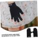Mikinona 1 Pair UV Gloves UV Protection Gloves Nail Molding Gel Womens Gloves Fingerless Manicure Gloves Nail Art Skin Care Supply Fingerless Gloves Women's Fabric Nail Polish Anti-Black 19.5x8cm - Buy Online on GoSupps.com