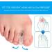 3 Pairs Healeved Nail Tools for Toe Bunions - Thumb Protector & Toe Separators - Buy Online on GoSupps.com