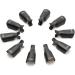 Mylee 10 PCs Soak Off Nail Clips Set Acrylic Nail Art Remover Plastic Reusable Gel Nail Polish Remover Clips For Home and Professional Salon Use on all Finger Types to Give a Pristine Finish - Buy Online on GoSupps.com