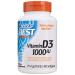 Doctor's Best Best Vitamin D3 1000 IU Softgel Capsules 180-Count