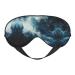 SSIMOO Within The Tides Print Ultra-Soft Light-Blocking Eye Mask for Optimal Comfort and Restful Sleep Black