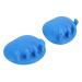 Toe Spreader for Hammer Toe & Bunion Pain Relief - Therapeutic Silicone Separator (Blue) | Comfort & Spa Stretch - Buy Online on GoSupps.com