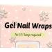Lot de 14 enveloppes en gel pour ongles - R sistantes aux clats - Pas besoin de lampe - Bandes de vernis gel incluses - Lime et b ton en bois - Pour femme - Finition brillante - Qualit  - Buy Online on GoSupps.com