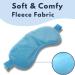 Solayman's Reusable Gel Cooling Eye Mask - Soft Fleece Fabric - for Puffy Eyes, Dark Circles, Migraine Relief - Buy Online on GoSupps.com