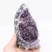 Natural Crystal Rough 1pc 300g-1500g Natural Dark Amethyst Geode Stone Crystal Cluster Gift Ornaments Suitable for Home Crystals Raw Stones and Minerals - Buy Online on GoSupps.com
