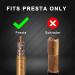 Brass Presta Valve Adapter (5 Pack) - Convert to Schrader, Inflate with Bike Pump/Air Compressor - Buy Online on GoSupps.com