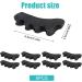 Silicone Toe Spacers Gel Stretcher Separator for Toe Correction - Bunion Corrector for Pain Relief - Plantar Fasciitis and Hammer Toe Straightener for Men and Women - 4 Pairs (Black) - Buy Online on GoSupps.com