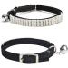 Buy CHUKCHI Soft Velvet Adjustable Diamante Bling Collar for Cats & Small Dogs - Safe & Stylish with Bells - International Shipping Available - Buy Online on GoSupps.com