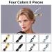 BeautyChen 8-Piece Acetate Hair Sticks - Leopard Print & Tortoise Shell Hairpins for Styling Long Hair - Chinese Retro Hair Accessories for Women - Buy Online on GoSupps.com