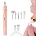 Nail Cutter Electric Nail File Portable Electric Manicure and Pedicure Kit Electric Manicure Pedicure File Electric Nail Mill Professional Electric Manicure and Pedicure Set with 5 Tips