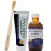 Dental Herb Company - Tonic Mouthwash and Essentials Toothpaste Travel Kit - Made with Pure Essential Oils to Relieve Bad Breath Bleeding and Irritated Gums. 2 oz. Mouthrinse - 1 oz. Toothpaste