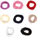 Buy Sharplace Set of 10 Women's Hair Ties - Colorful Elastic Ponytail Holders Hair Accessories in Black & Red - International Shipping Available - Buy Online on GoSupps.com