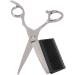 Hair Cutting Scissors Kit with 2 Comb Stainless Steel Accurate Cutting Multipurpose Professional for Home Salon Use - Buy Online on GoSupps.com