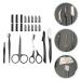 20pcs Women's Face Shaver & Eyebrow Grooming Set - Professional Tweezers Razors & Trimmer for Flawless Skin - International Shipping Available - Buy Online on GoSupps.com