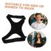 MUCKLILY Belt Brace Shoulder Rest Holder Straightener Men Women Posture Band Black Polyester - Buy Online on GoSupps.com