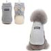 Shop Tineer XL Gray Pet Dog Winter Coat - Warm Cashmere Fleece Jacket for Small to Medium Dogs - Buy Online on GoSupps.com