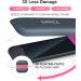 LANDOT Professional 2 Inch Ceramic Hair Straightener for Long Thick Curly Hair - Purple Black - Buy Online on GoSupps.com