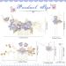 Buy Kleemeiero 22pc Wedding Hair Jewelry - Blue Bridal Crown & Floral Hair Accessories for Women & Girls - Buy Online on GoSupps.com