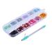 Ipetboom 1 Set Manual Drilling Pen Dotting Pen Nail Art Nail Dotting Pen Rhinestone Painting Tool Sewing Cross Pen Nail Art Pen Tools Diamond Manicure Stainless Steel Rhinestones