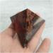 Red Obsidian Tetrahedron Pyramid Stone Stones Crystals Naturelle Cristal Pyramide Stone Crystal Reiki - Buy Online on GoSupps.com