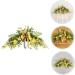 Alipis 2pcs Simulation Flower Door Hanging Garland Eucalyptus Plant Household Lemon Adorn Wall Hanging Yellowx2pcs 60x30cmx2pcs - Buy Online on GoSupps.com