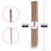 Dsoar 24-Inch Thin Synthetic Dreadlock Extensions - Handmade 0.6cm Long Crochet Hair 20 Strand Soft Dreads for Hip-Hop Style - Color 24# - Buy Online on GoSupps.com