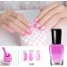 Pink Nail Polish - Quick Drying Long-Lasting Nail Varnish - Color Changing Temperature Control Nail Polish Home Nail Art Design - Without Use UV Lamp 7ml (W09) - Buy Online on GoSupps.com