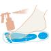 Blue 60 Pairs Premium Disposable Feet Pads for Sunless Tanning - Sole Protector (120 feet) - Buy Online on GoSupps.com