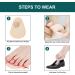 6-Piece Toe Straightener Set for Hammer, Claw, and Overlapping Toes - Beige - Buy Online on GoSupps.com