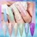 MIZHSE Glitter Gel Nail Polish Kit - 6 Shimmering Colors with Nail Pen - 7ml*6 - Soak Off UV LED Lamp Included - Buy Online on GoSupps.com