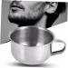 Mikinona Stainless Steel Shaving Bowl - Sazi Cup for Men | Premium Shaving Accessories - Buy Online on GoSupps.com