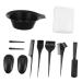 Angoily Hair Color Set Tinting Kit Hot Oil Bowl Salon Dyeing Kit Hair Dyeing Kits Hair Coloring Brush Hair Dye Tool Mixing Bowls Diy Hair Coloring Tool Palette Bowl Pp Household