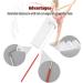 Grevosea 4pcs Gymnastics Dance Ribbons with 30cm Wand - White Rhythmic Gymnastics Equipment for Kids Talent Shows - 78.74inch Streamers - Buy Online on GoSupps.com