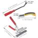 Jwodo Canvas Stretcher Pliers Bundle - Heavy Duty Spring Handles with Staple Remover & Tack Puller - for Art Oil Painting Canvas - 3 Pack - Buy Online on GoSupps.com