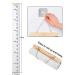 Smlper Kids Height Chart Wall Hanging Ruler Canvas Growth Baby Nursery Decor 79x7.9 (Sun) White - Buy Online on GoSupps.com