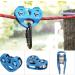 Alomejor 25KN Aluminum Alloy Climbing Pulley Block - Anti Skid Plates for Rescue - Durable Blue Pulley for Outdoor Adventures - Buy Online on GoSupps.com